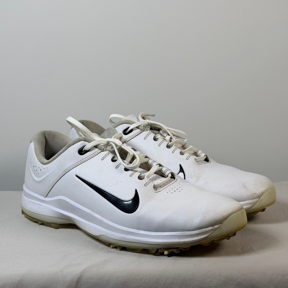 Nike Air Zoom TW20 Tiger Woods Golf Shoes White Black CI4510-100 Mens 13